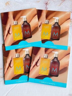 Moroccanoil Shower Gel Cleanser & Body Lotion Moisturizer Bundle
